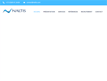 Tablet Screenshot of naltis.com